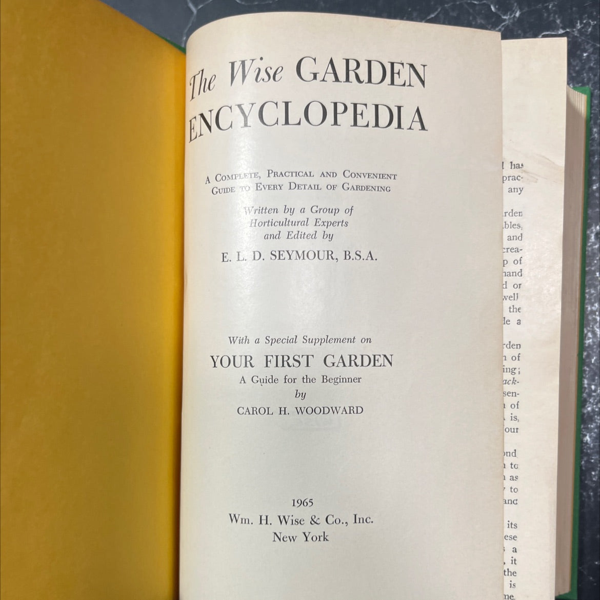 the wise garden encyclopedia a complete, practical and convenient guide to every detail of gardening book, by a group image 2