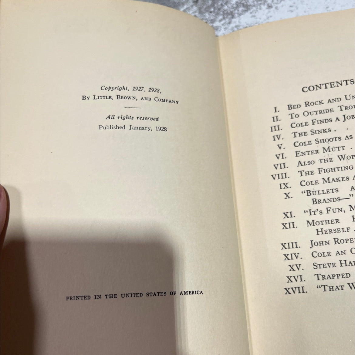 the wolverine's last stand of the sioux desert points west book, by b. m. bower, 1928 Hardcover image 3