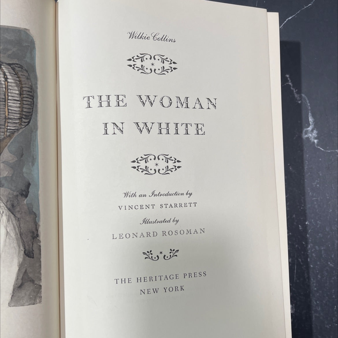 the woman in white book, by wilkie collins, 1964 Hardcover image 2