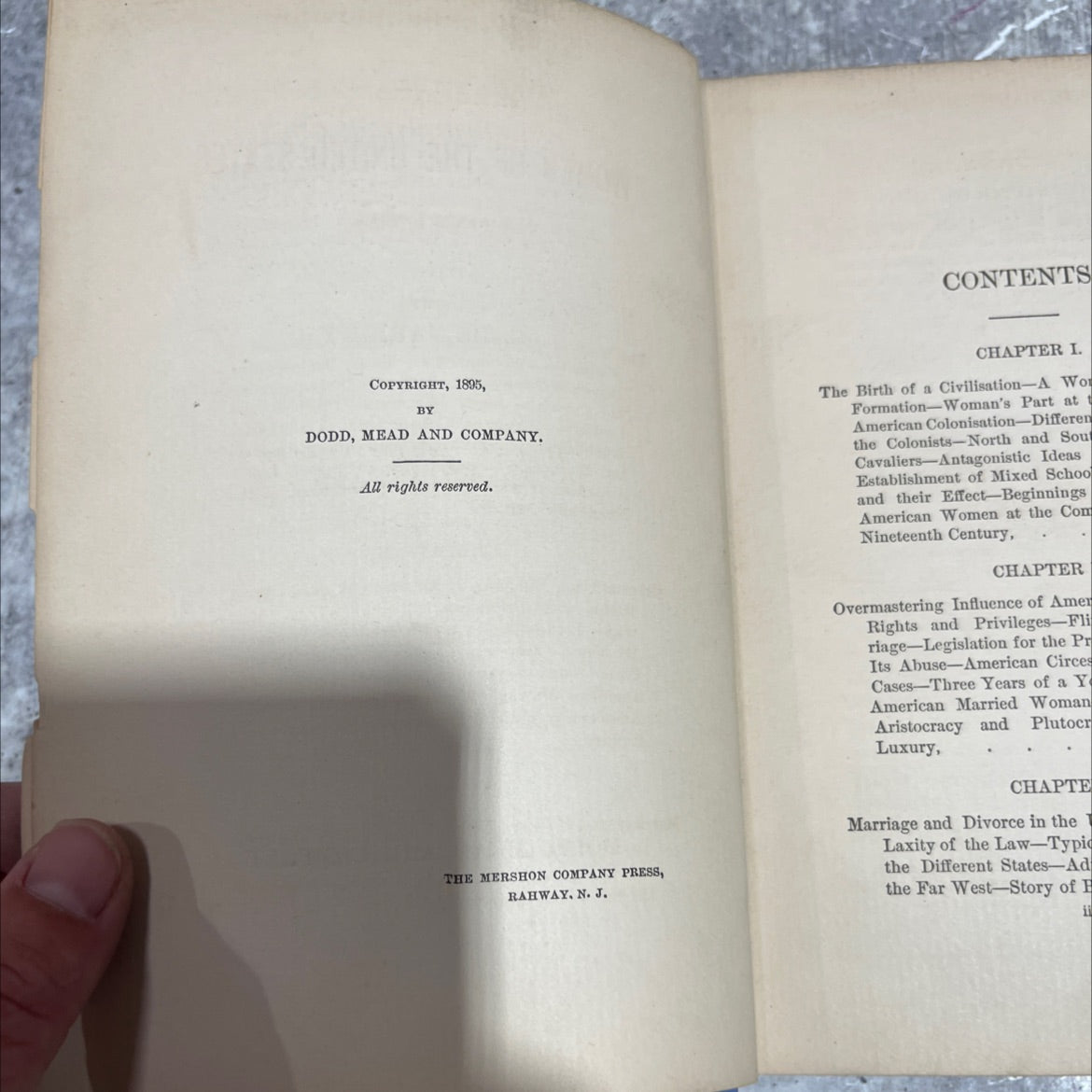 the women of the united states book, by c. de varigny, 1895 Hardcover image 3