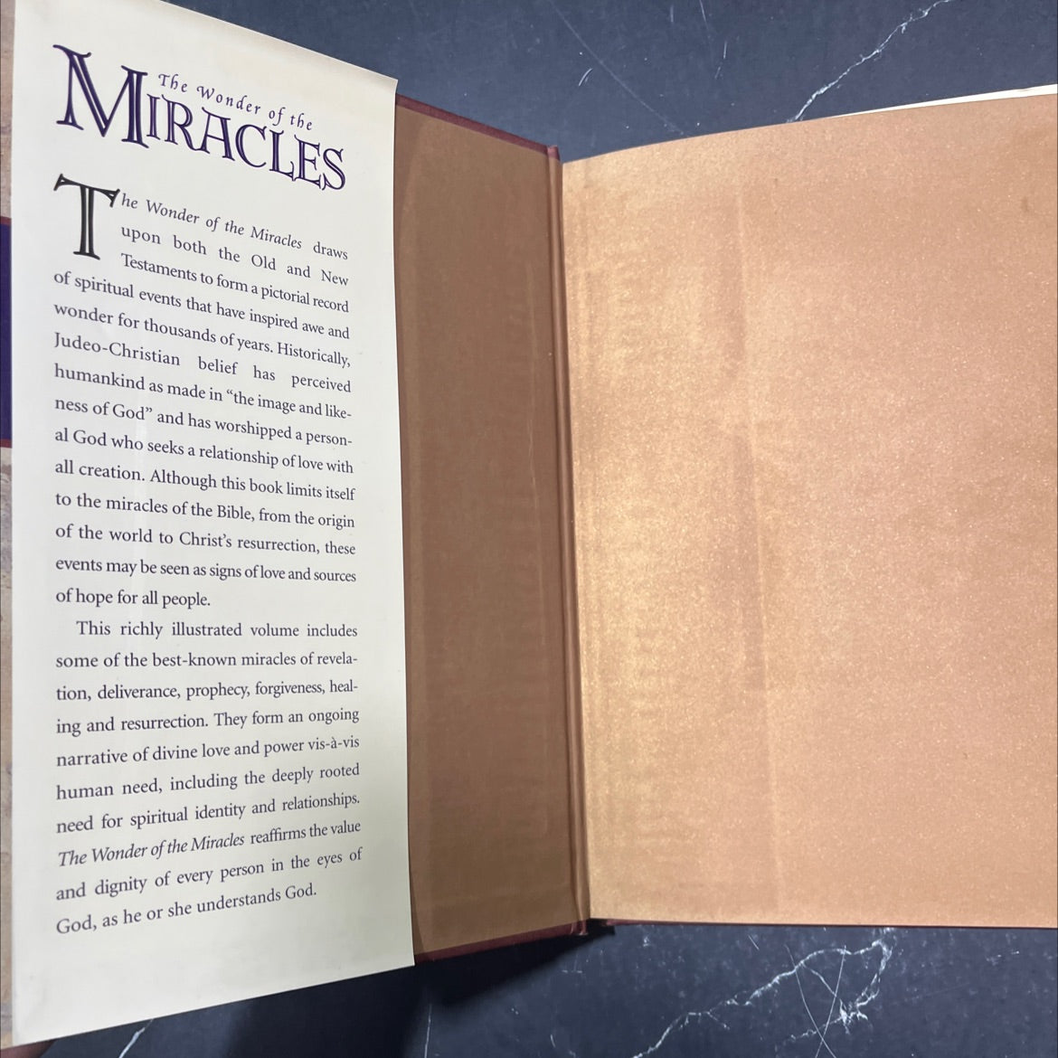 the wonder of the miracles book, by robin langley sommer, 1998 Hardcover image 4