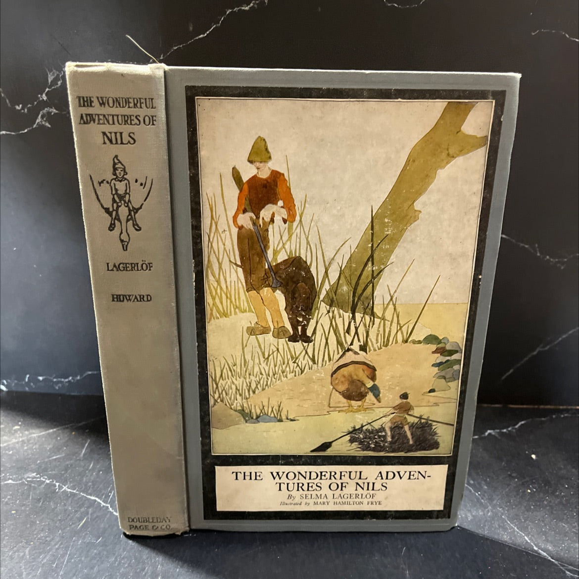 the wonderful adventures of nils book, by selma lagerlöf, 1922 Hardcover image 1