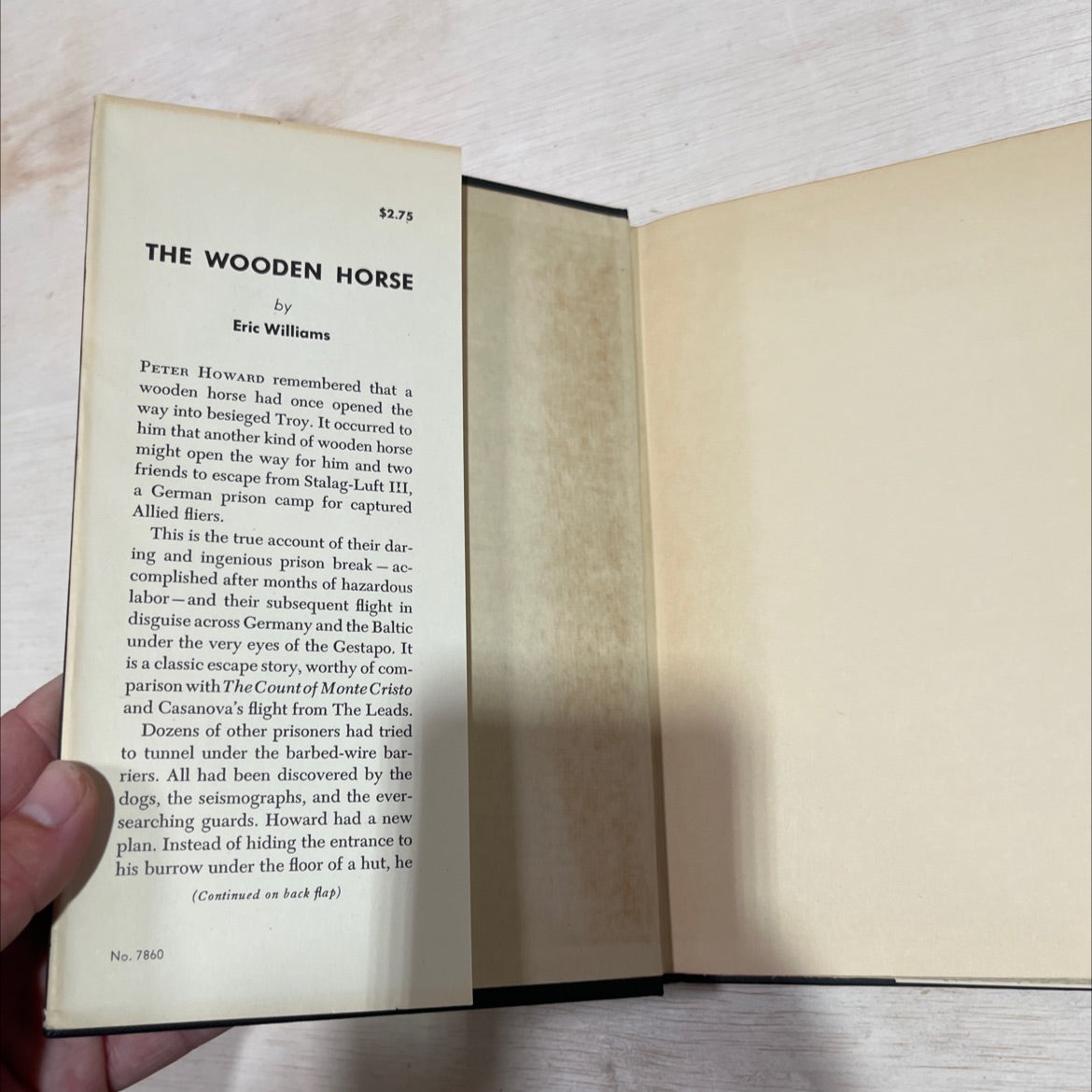 the wooden horse book, by eric williams, 1949 Hardcover image 4