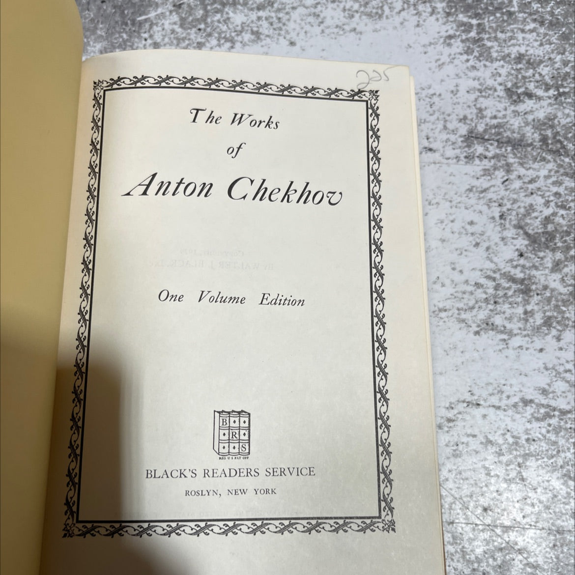 the works of anton chekhov one volume edition book, by anton chekhov, 1929 Hardcover image 2