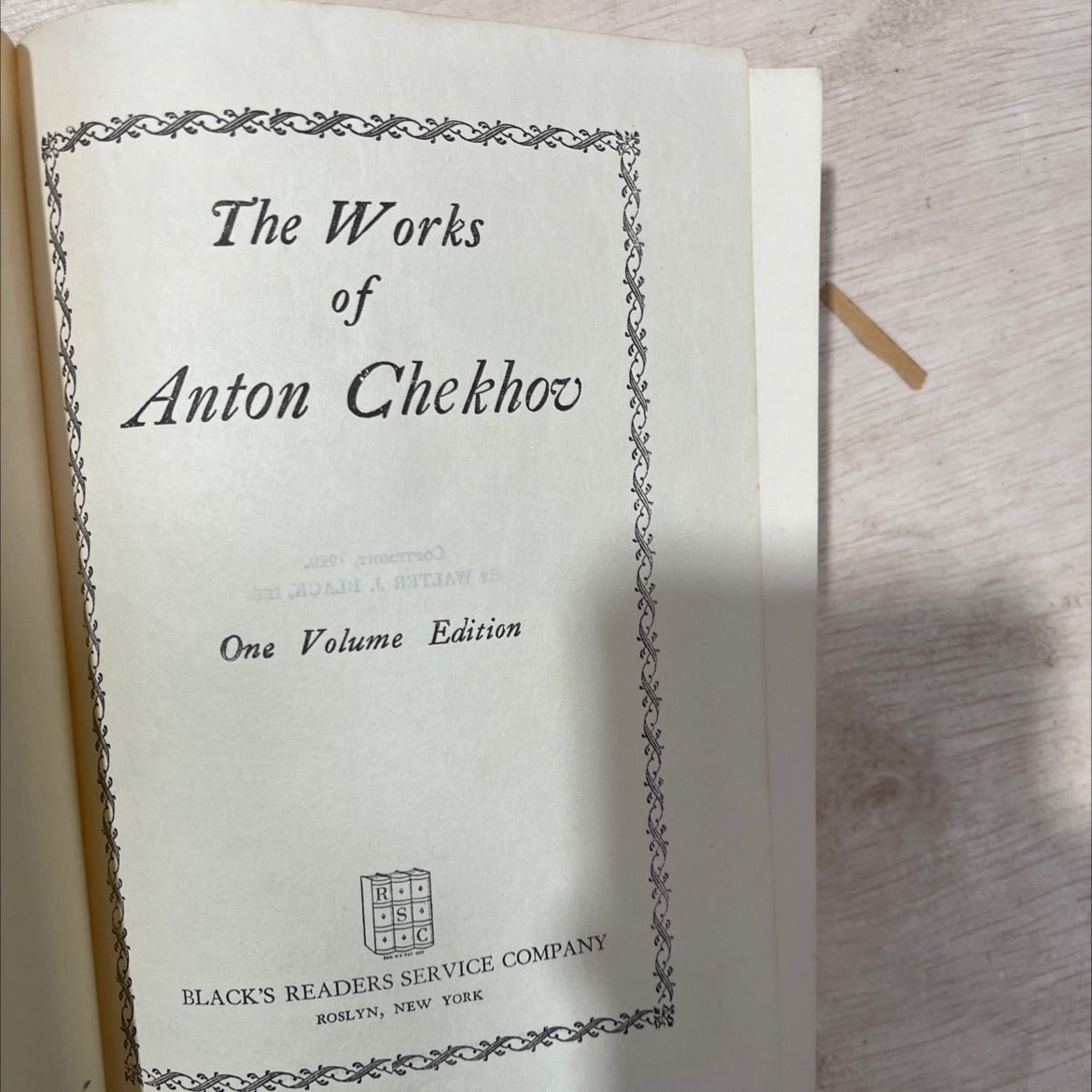 the works of anton chekhov book, by anton chekhov, 1929 Hardcover, Antique image 2