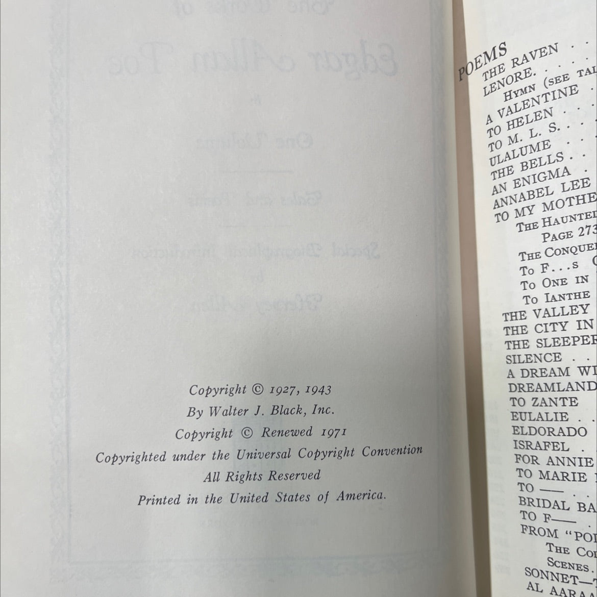 the works of edgar allan poe in one volume tales and poems special biographical introduction book, by edgar allan poe, image 3