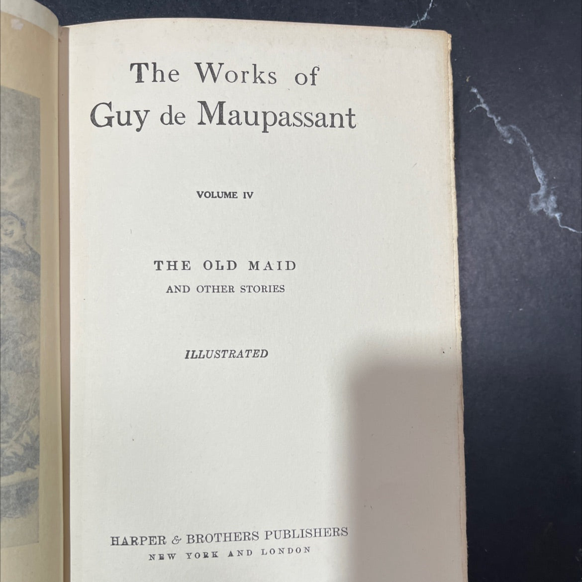 the works of guy de maupassant volume iv the old maid and other stories illustrated book, by guy de maupassant, 1909 image 2