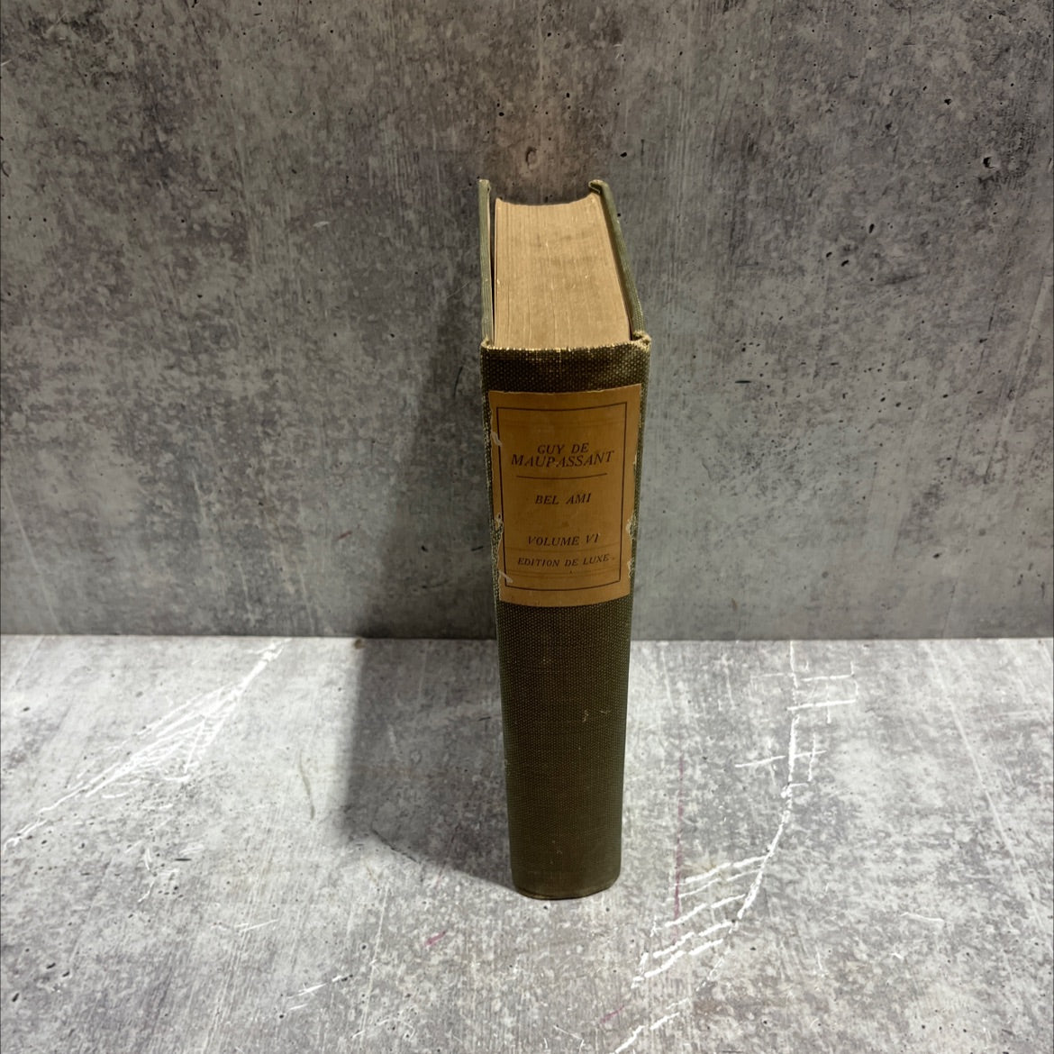 the works of guy de maupassant volume vi bel ami illustrated book, by guy de maupassant, 1909 Hardcover image 4