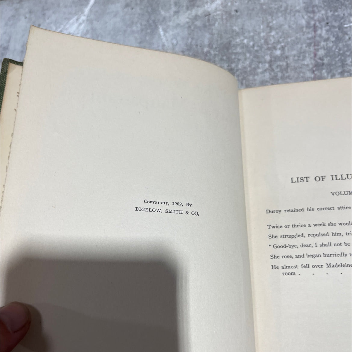 the works of guy de maupassant volume vi bel ami illustrated book, by guy de maupassant, 1909 Hardcover image 3