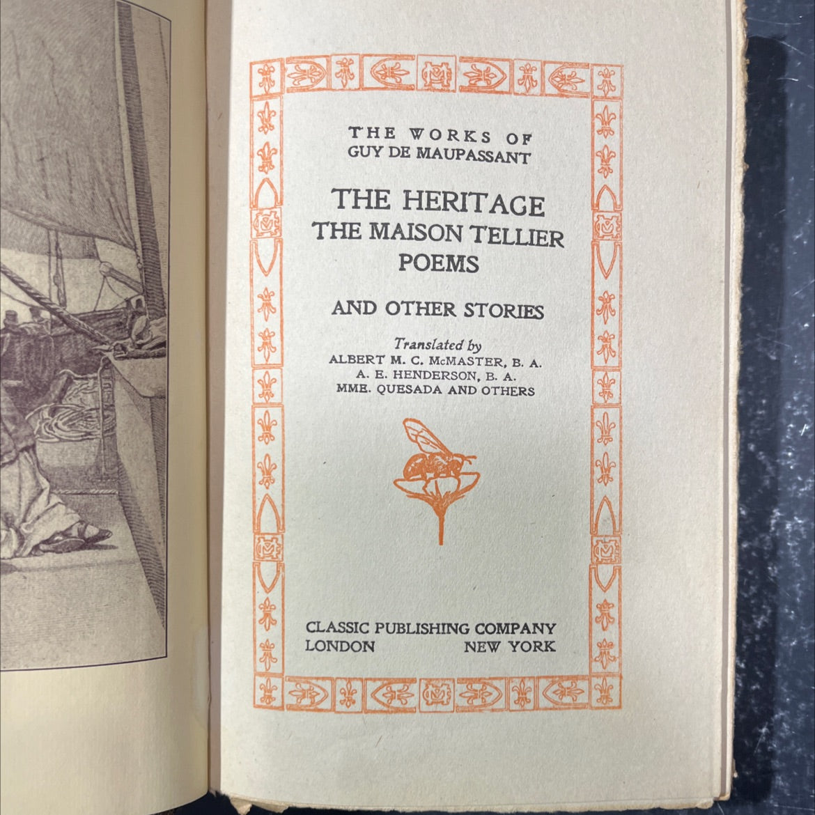 the works of guy de maupassant book, by guy de maupassant, 1911 Hardcover image 2