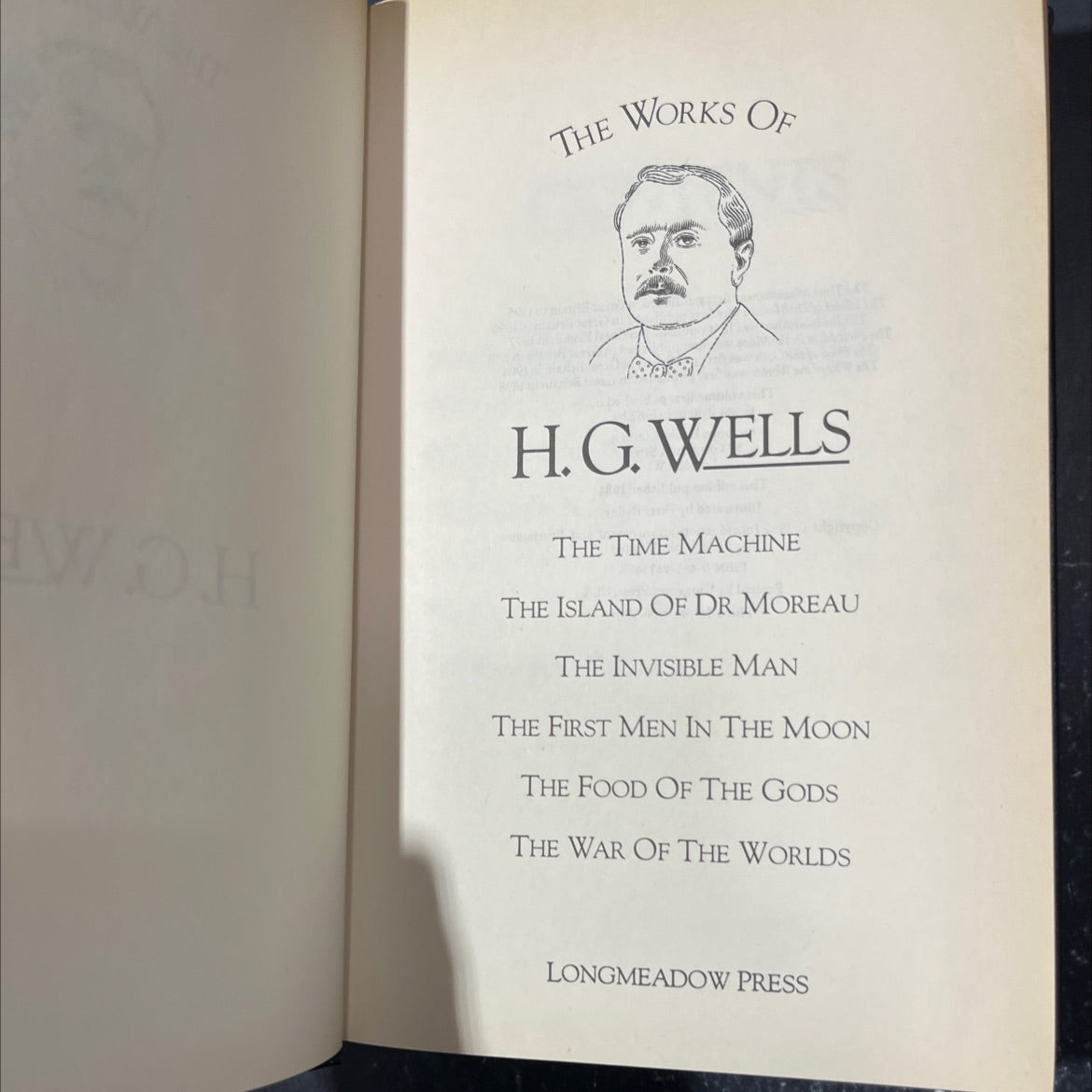 the works of h.g. wells book, by h.g. wells, 1984 Leather image 2