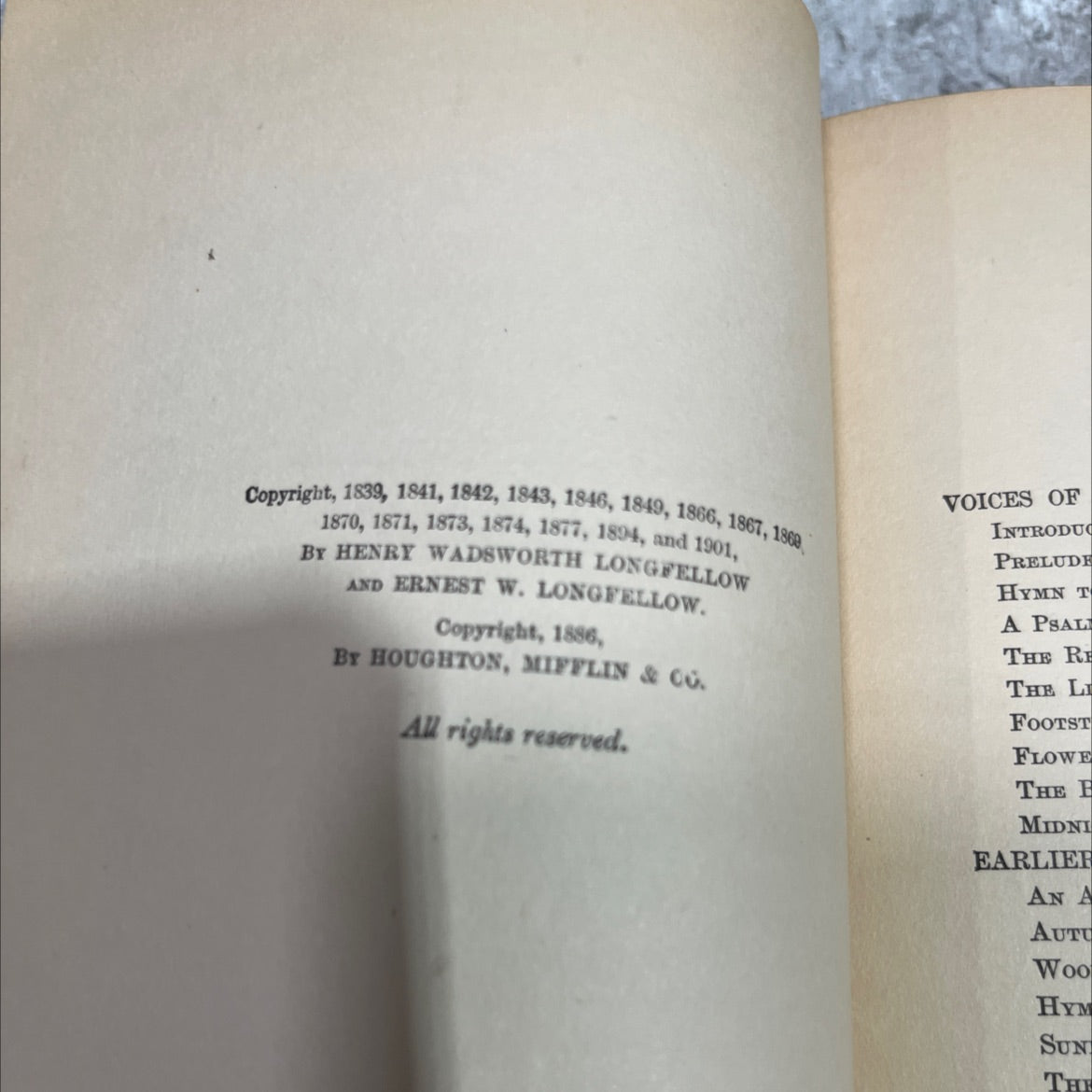 the works of henry wadsworth longfellow poems volume i book, by henry wadsworth longfellow, 1901 Hardcover image 3