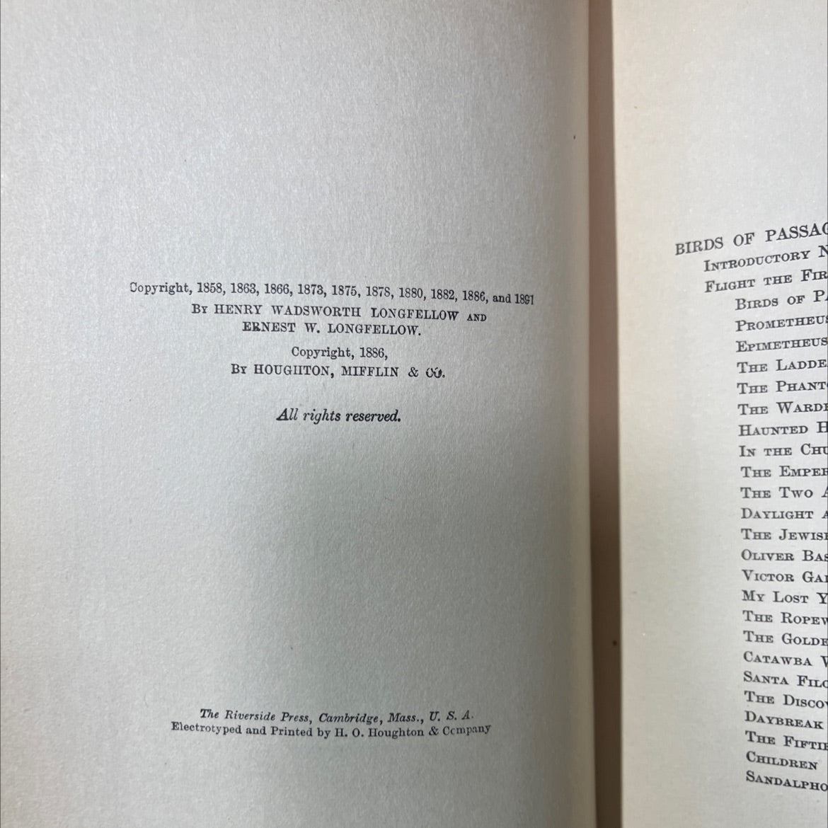 the works of henry wadsworth longfellow poems volume iii book, by henry wadsworth longfellow, 1891 Hardcover image 3