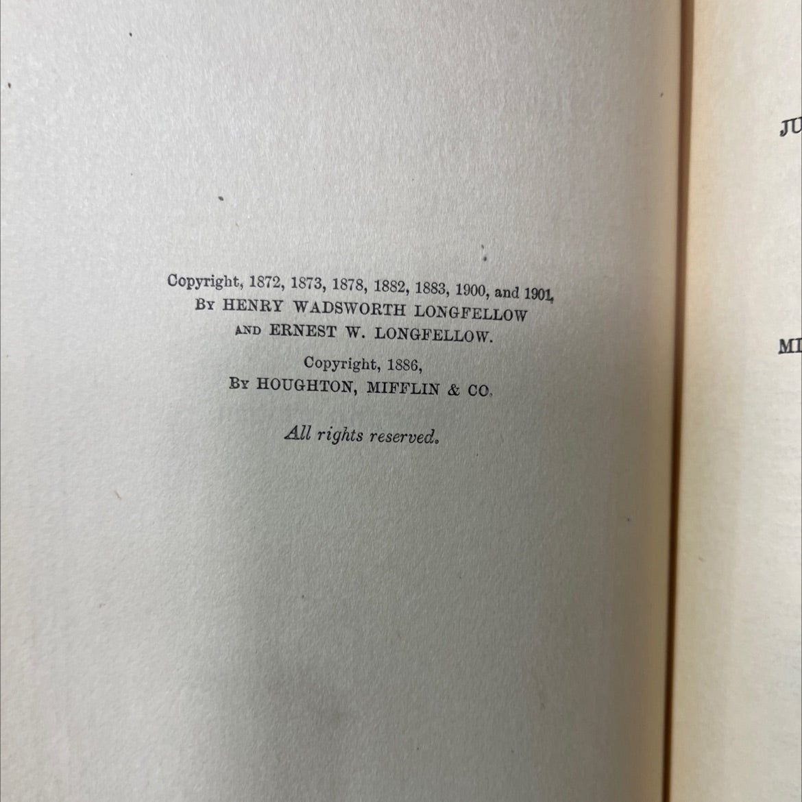 the works of henry wadsworth longfellow poems volume vi book, by henry wadsworth longfellow, 1901 Hardcover image 3