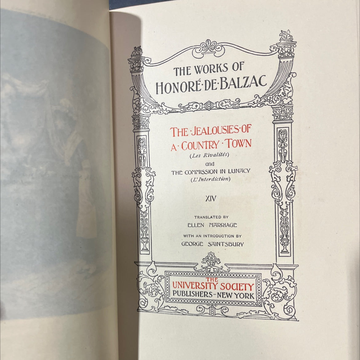the works of honoré de balzac the jealousies of a country town and the commission in lunacy book, by honoré de balzac, image 3