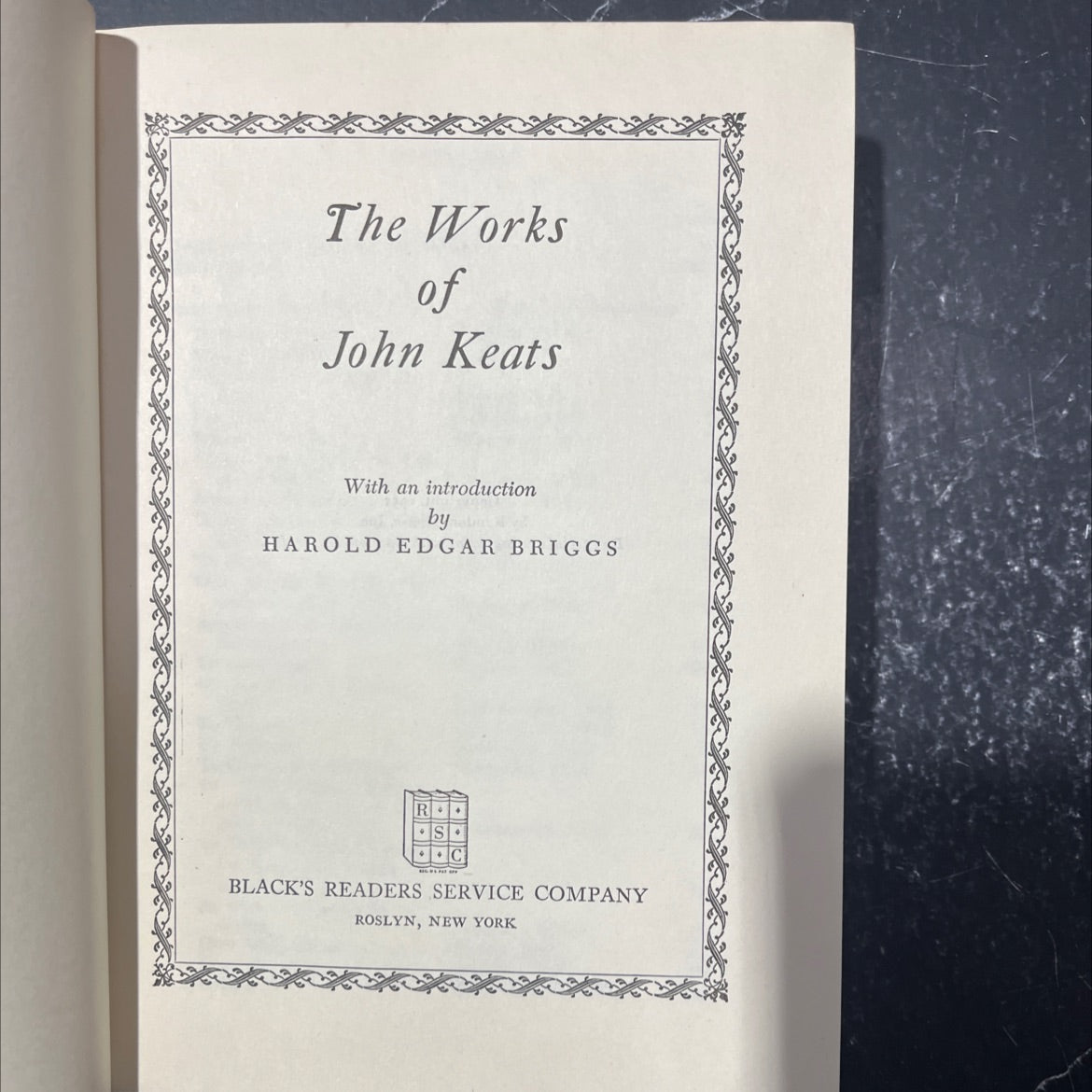 the works of john keats book, by john keats, 1951 Hardcover image 2