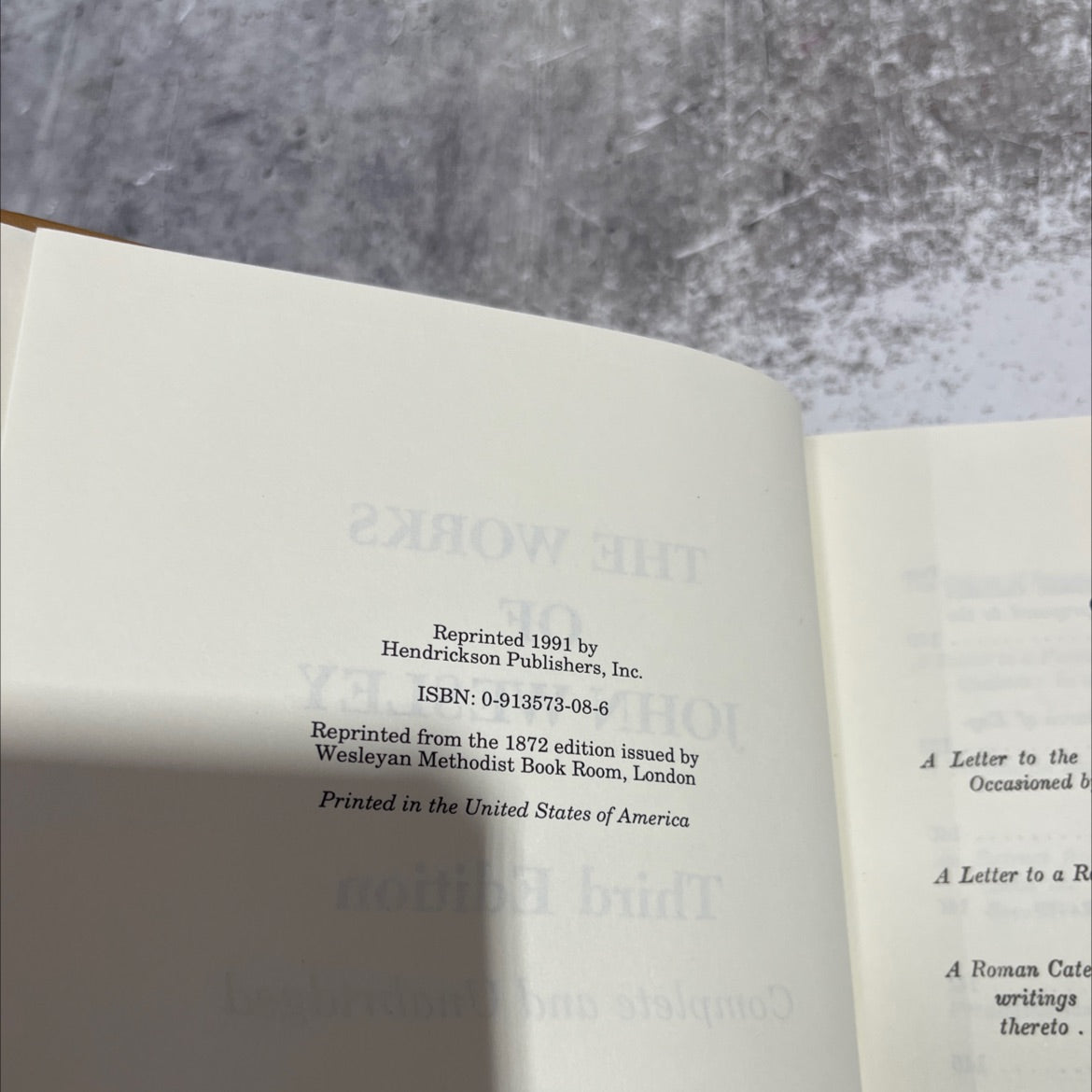 the works of john wesley volume x letters essays dialogs addresses book, by john wesley, 1991 Hardcover image 3