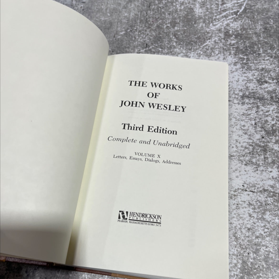 the works of john wesley volume x letters essays dialogs addresses book, by john wesley, 1991 Hardcover image 2