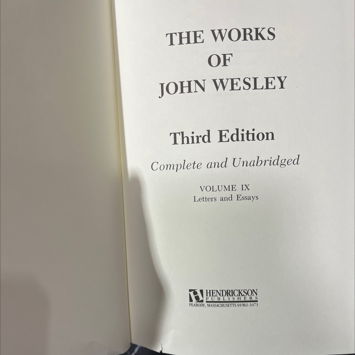 the works of john wesley book, by john wesley, 1991 Hardcover image 2