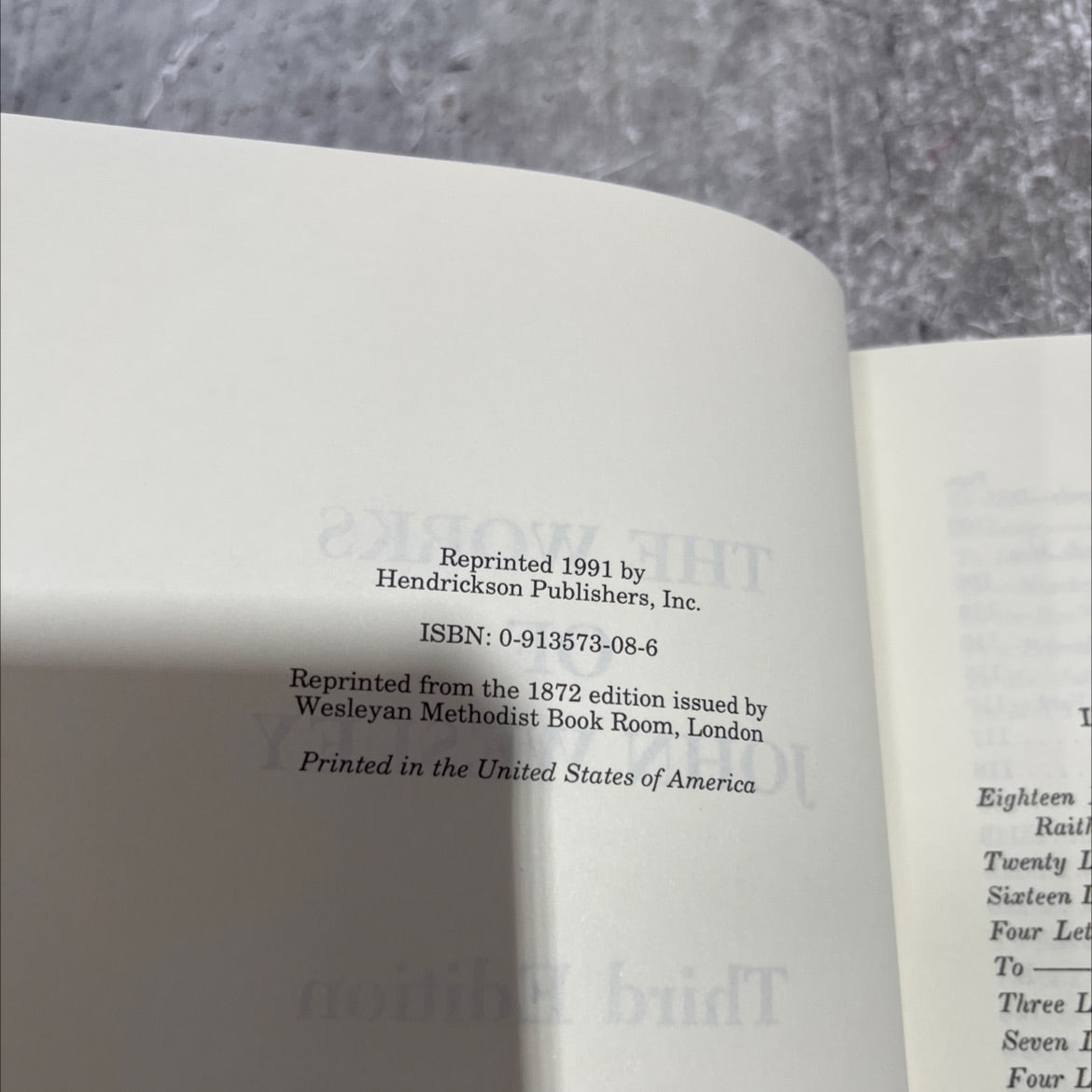 the works of john wesley book, by john wesley, 1991 Hardcover image 3