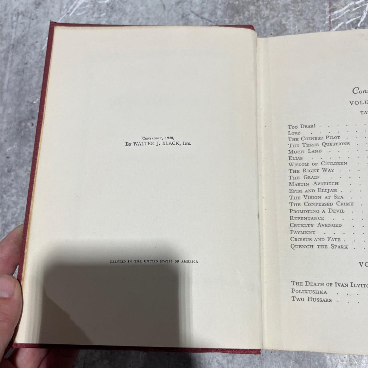 the works of leo tolstoi one volume edition book, by leo tolstoi, 1928 Hardcover image 3