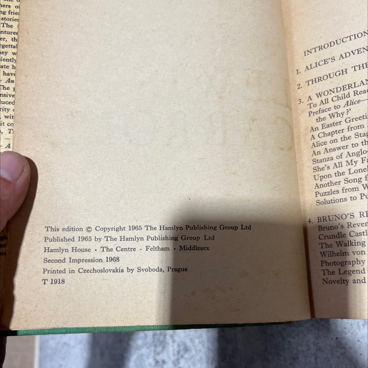 the works of lewis carroll book, by lewis carroll, 1968 Hardcover image 3
