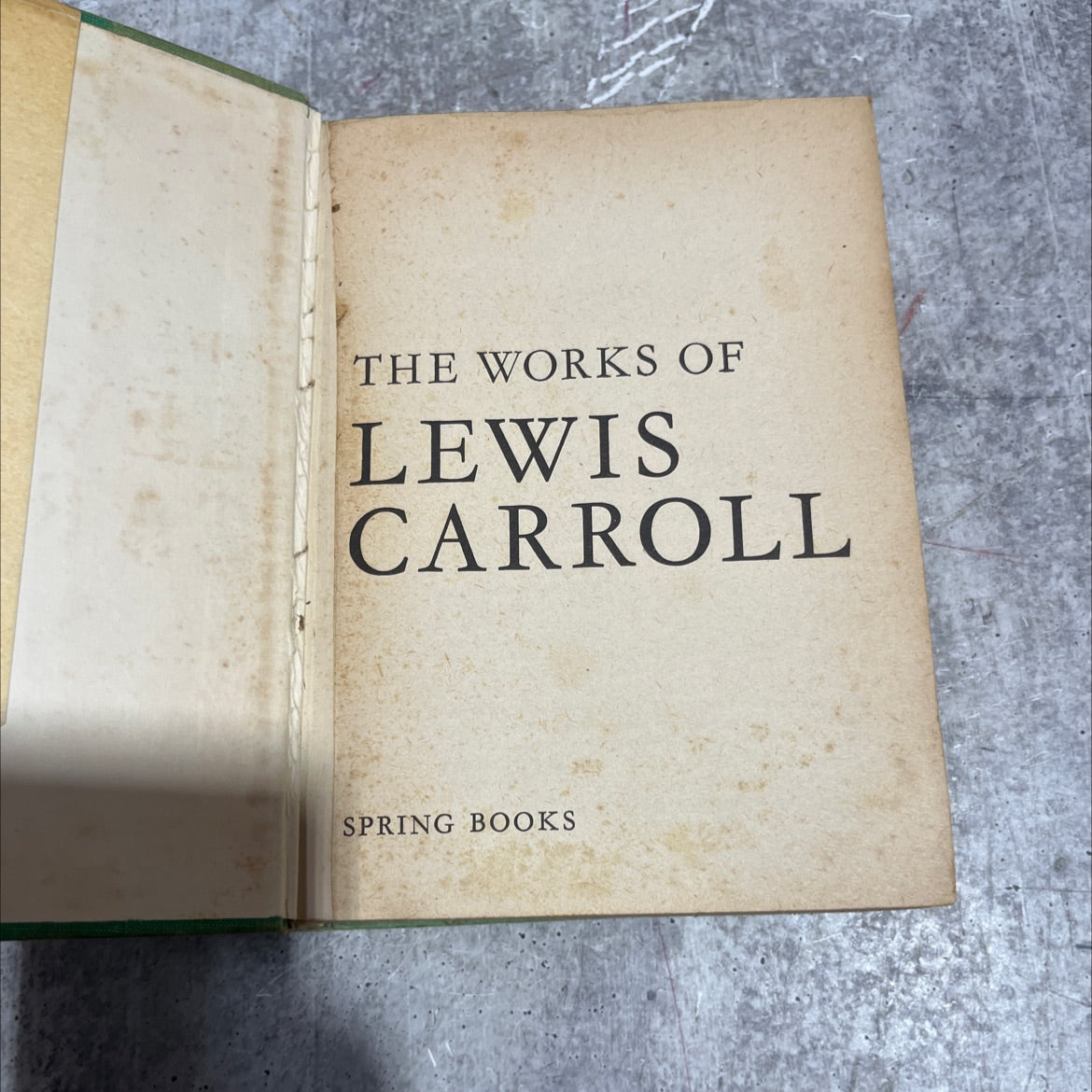 the works of lewis carroll book, by lewis carroll, 1968 Hardcover image 2