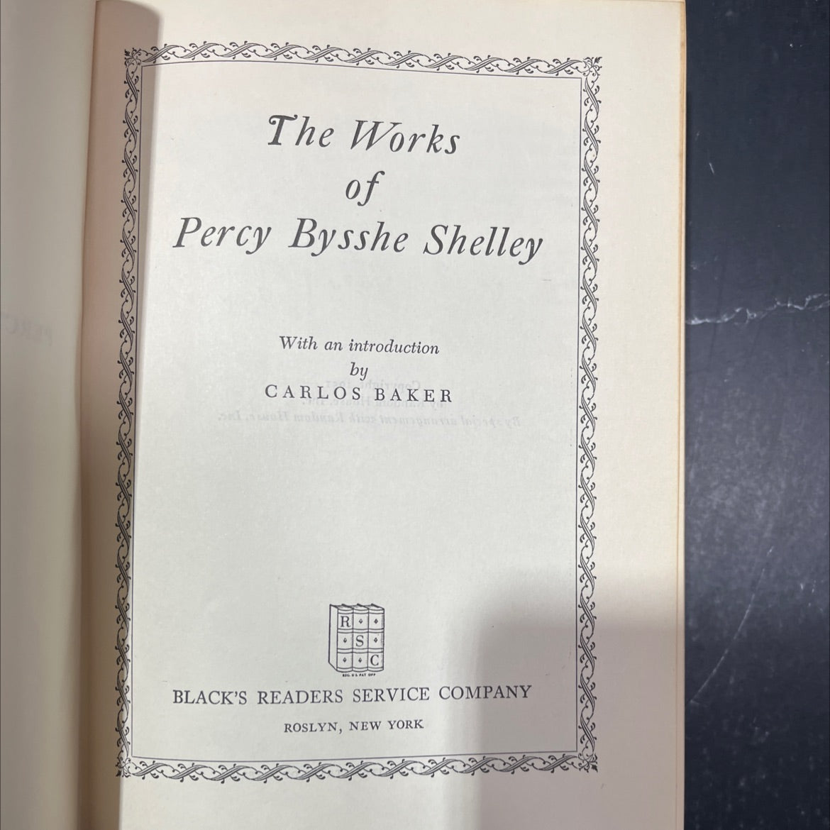 the works of percy bysshe shelley book, by percy bysshe shelley, 1951 Hardcover image 2