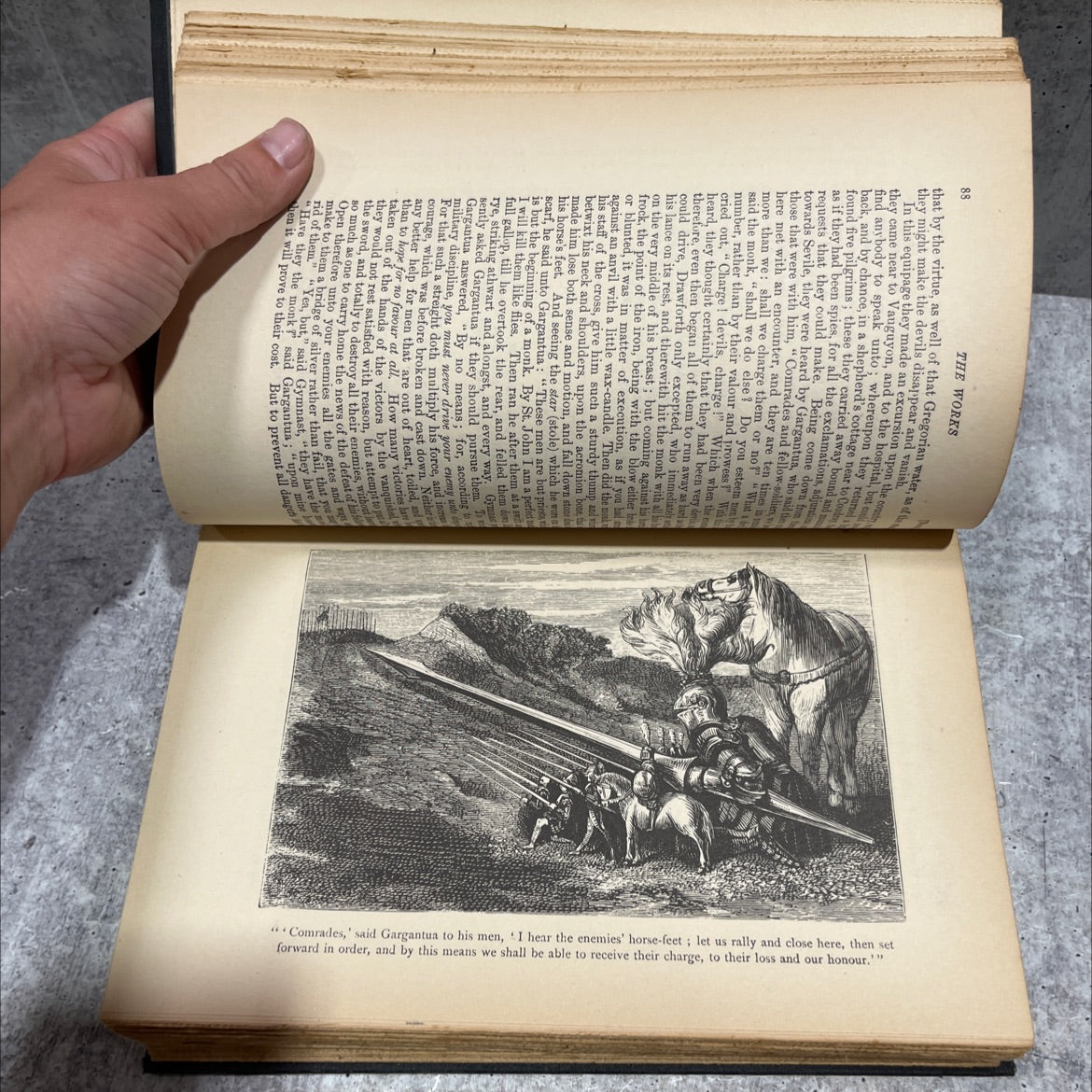 the works of rabelais book, by francis rabelais, 1970 Hardcover image 3