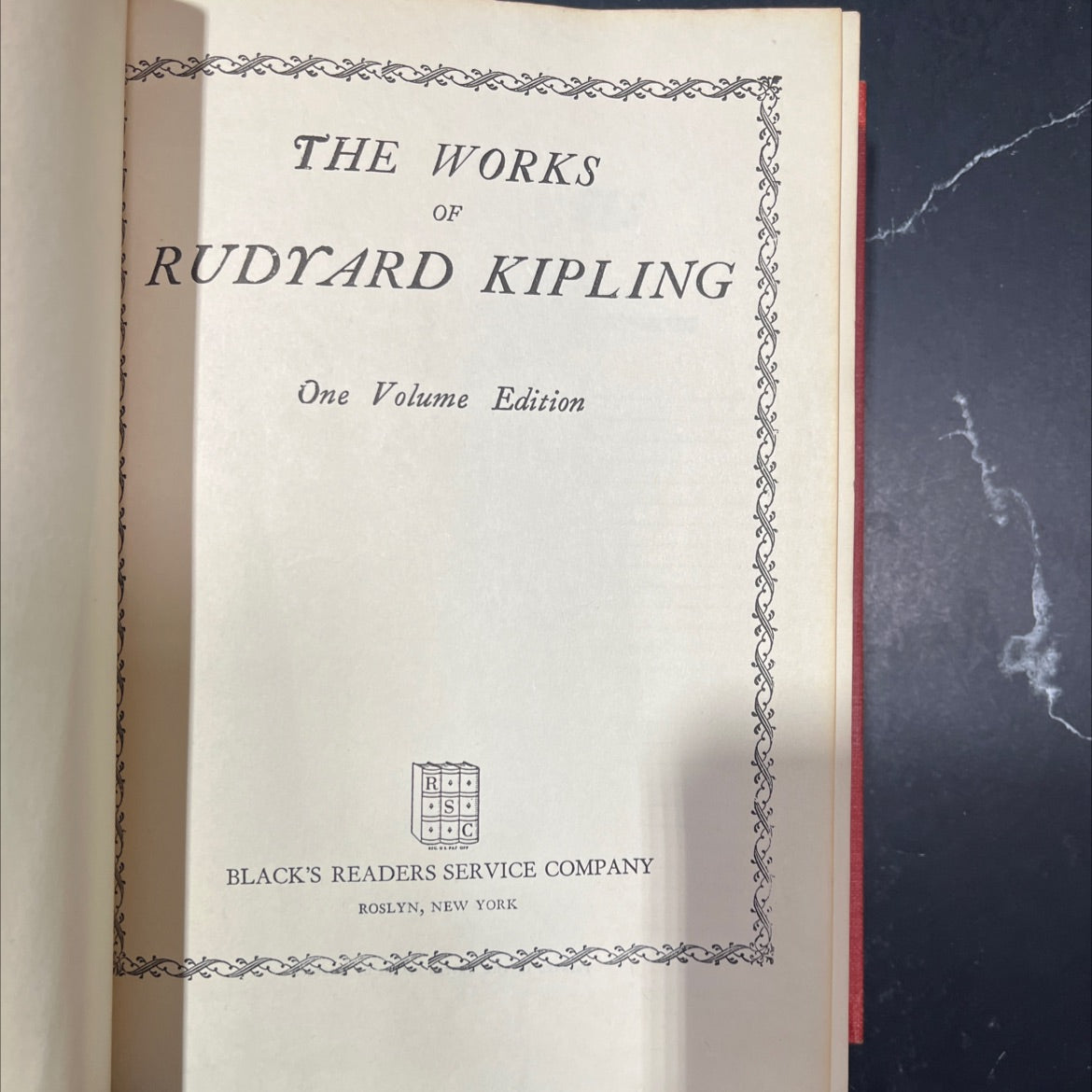 the works of rudyard kipling one volume edition book, by rudyard kipling, 1970 Hardcover image 2