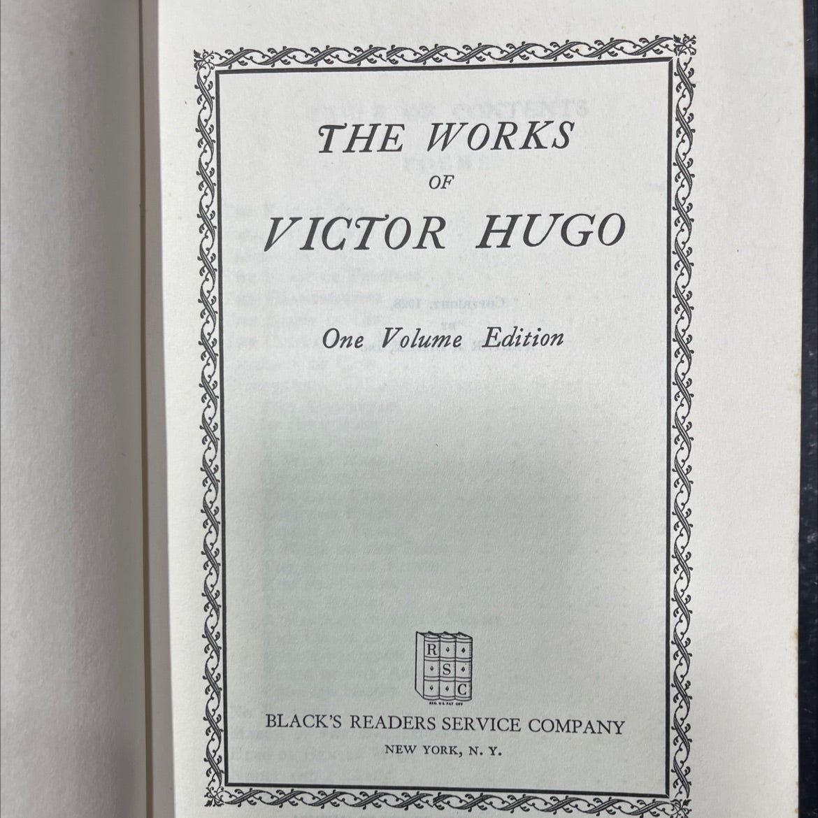 the works of victor hugo book, by Victor Hugo, 1928 Hardcover image 2