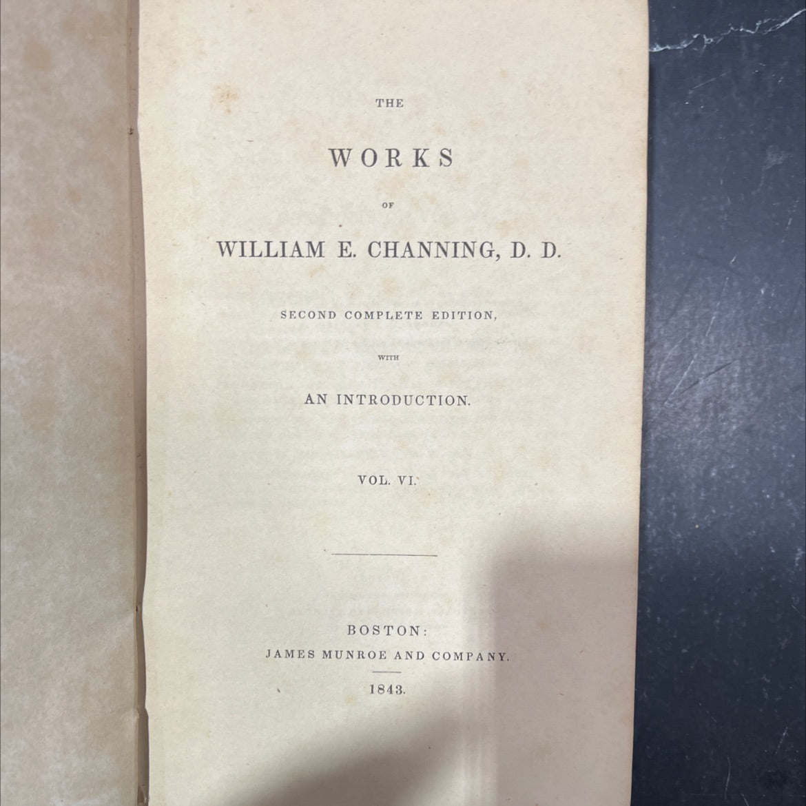 the works of william e. channing, d. d. book, by william e. channing, 1843 Hardcover image 2
