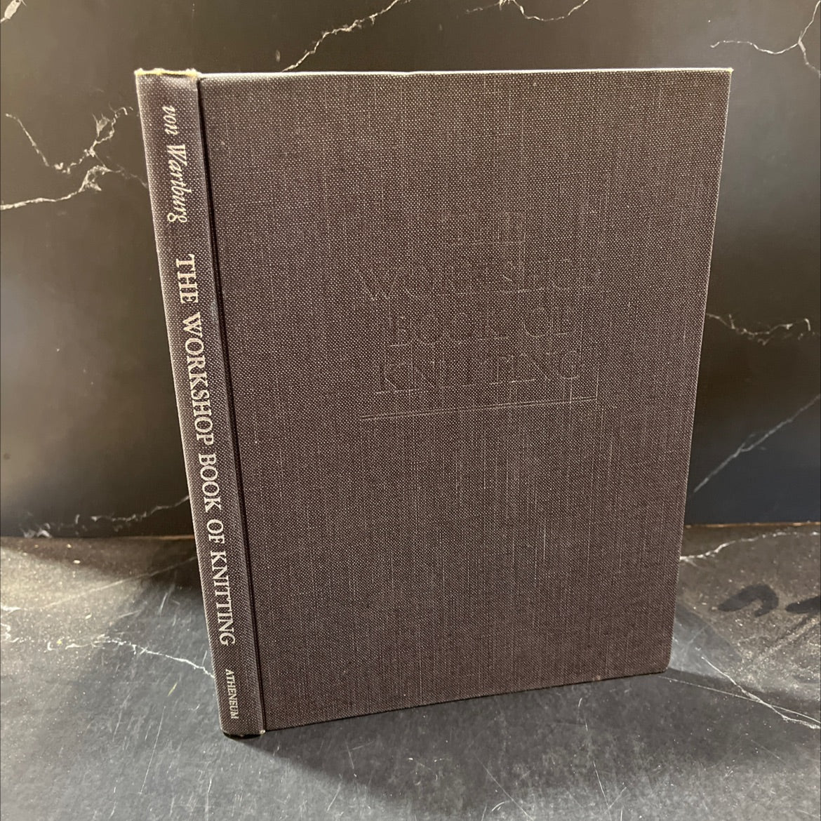 the workshop book of knitting book, by Ursula von Wartburg, 1973 Hardcover image 1