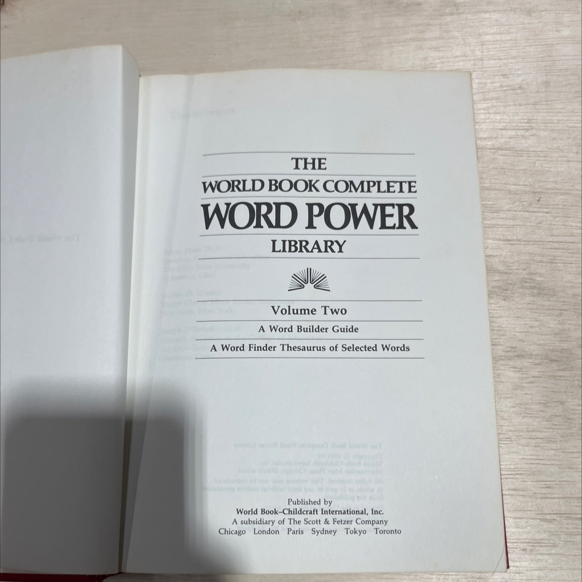the world book complete word power library volume two a word builder guide a word finder thesaurus of selected words image 2
