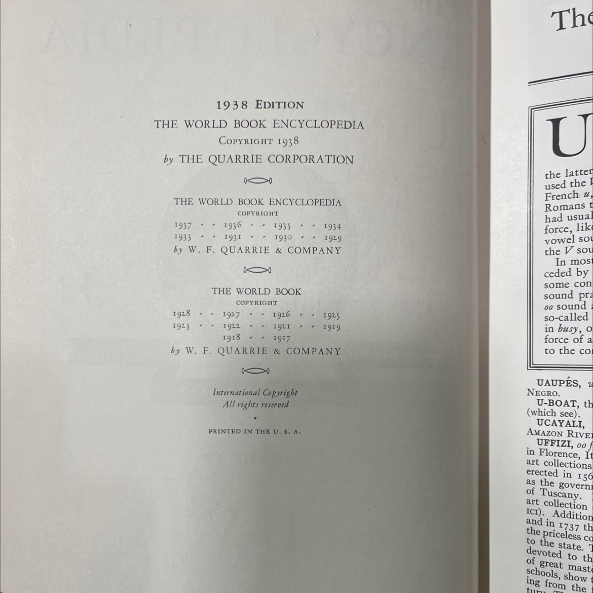 the world book encyclopedia in eighteen volumes + modern comprehensive volume 17 u-v pictorial book, by the quarrie image 3