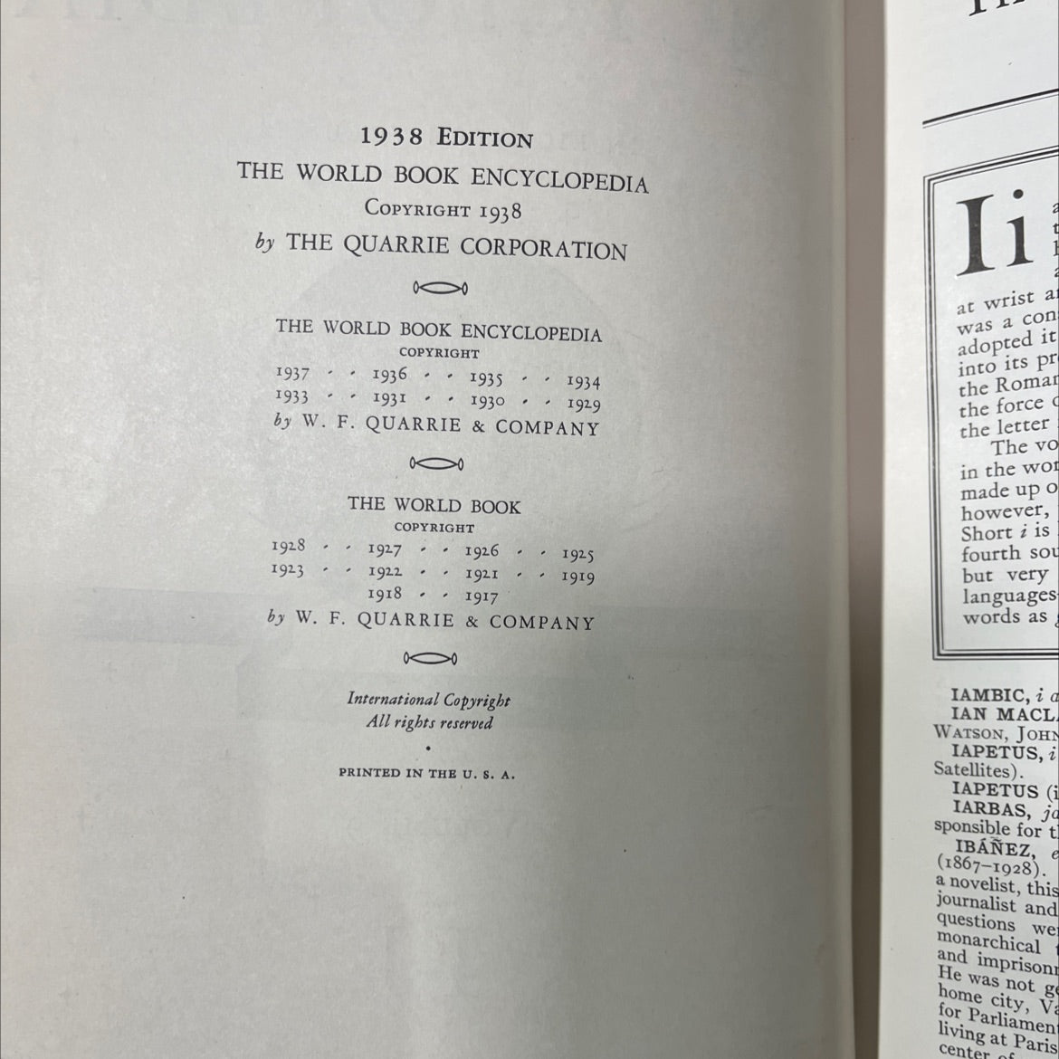 the world book encyclopedia in eighteen volumes + modern comprehensive volume 9 pictorial i-j book, by the quarrie image 3