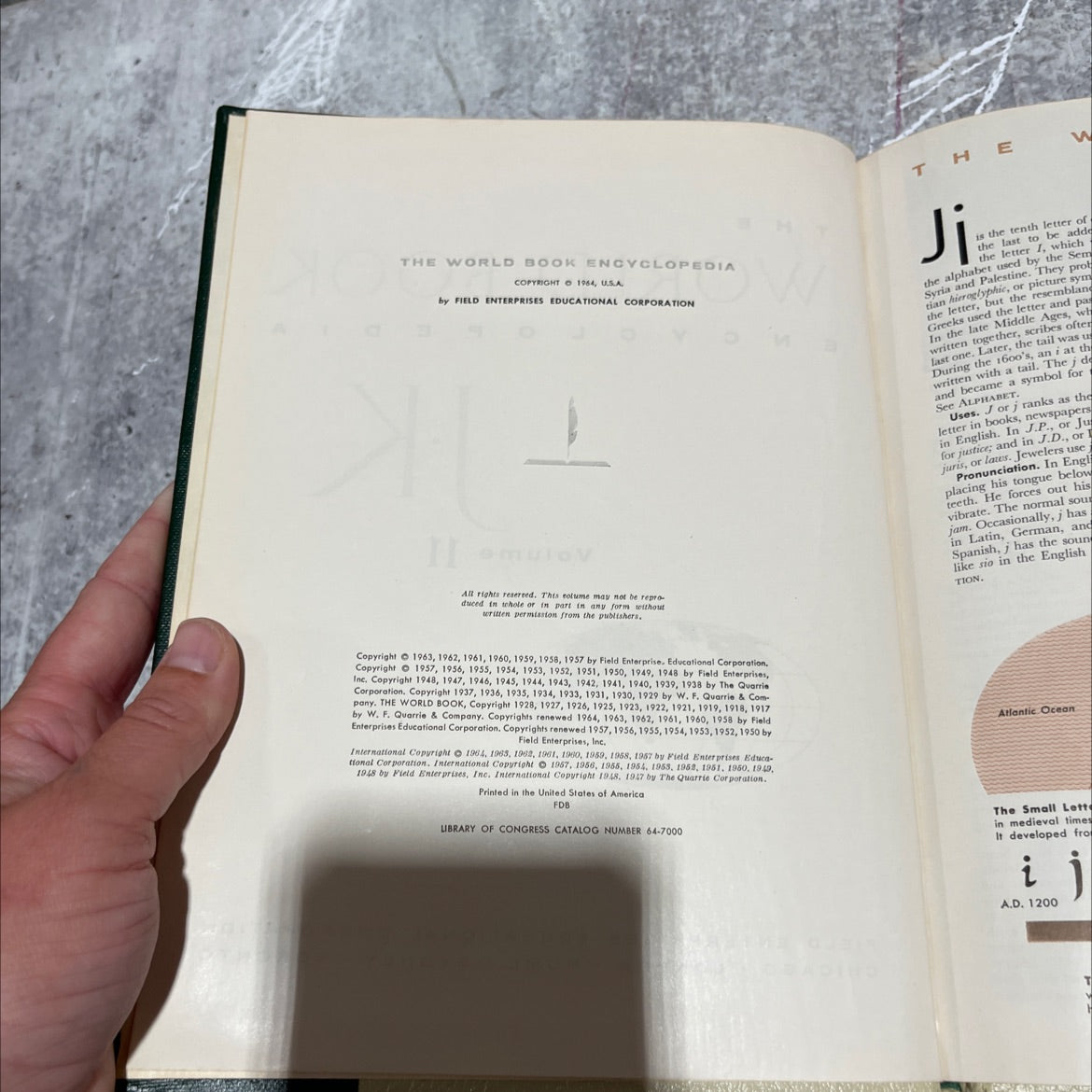 the world book encyclopedia jk book, by Field Enterprises Educational Corporation, 1964 Hardcover image 3