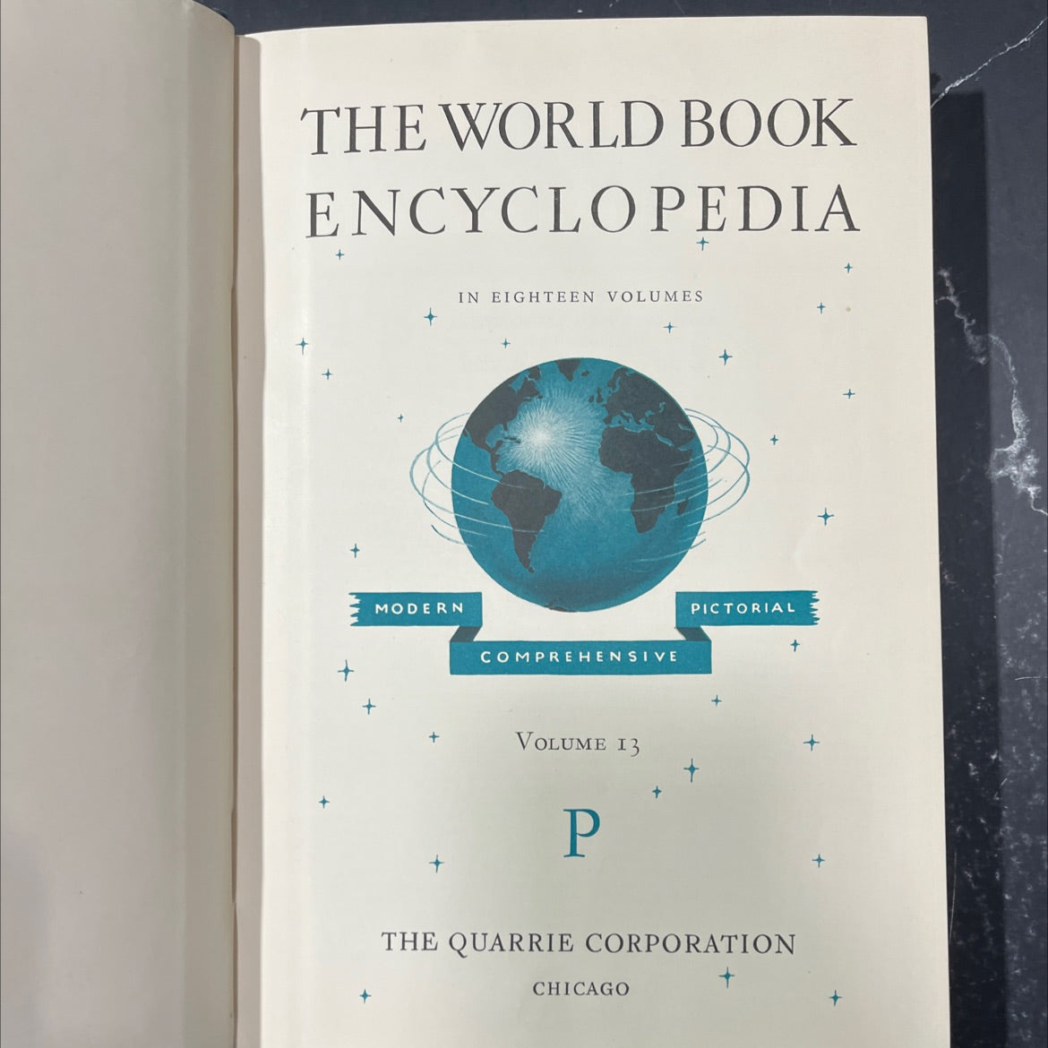 the world book encyclopedia modern in eighteen volumes comprehensive volume 13 p pictorial book, by the quarrie image 2
