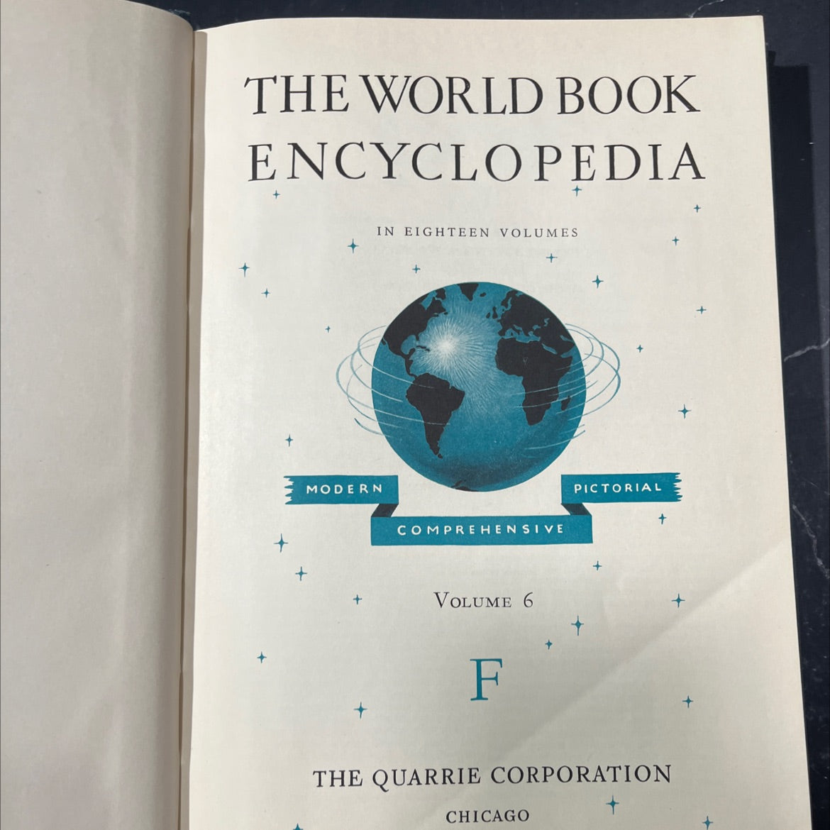 the world book encyclopedia modern in eighteen volumes comprehensive volume 6 pictorial book, by the quarrie image 2