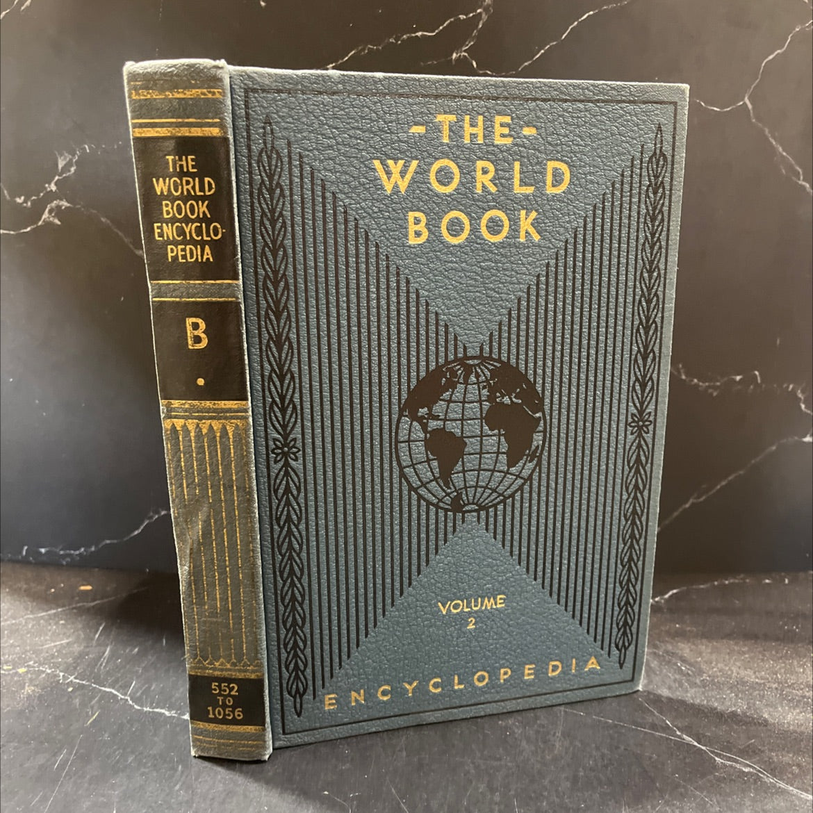 the world book encyclopedia book, by the quarrie corporation, 1938 Hardcover image 1