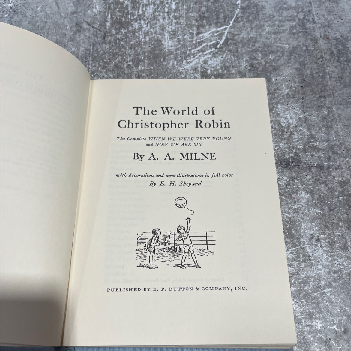 the world of christopher robin the complete when we were very young and now we are six book, by a. a. milne, 1958 image 2