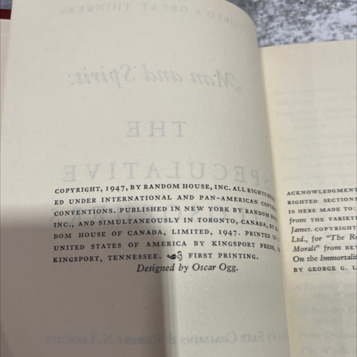 the world's great thinkers man and spirit: the speculative philosophers book, by Saxe Commins & Robert N. Linscott, image 3