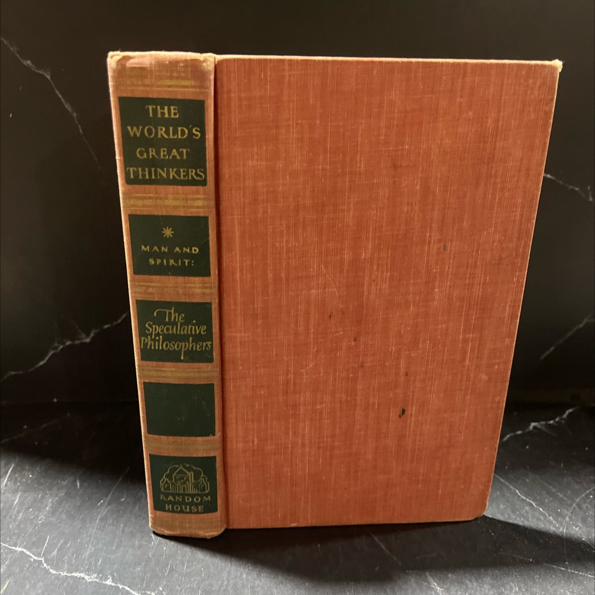 the world's great thinkers man and spirit: the speculative philosophers book, by saxe commins & robert n. linscott, image 1