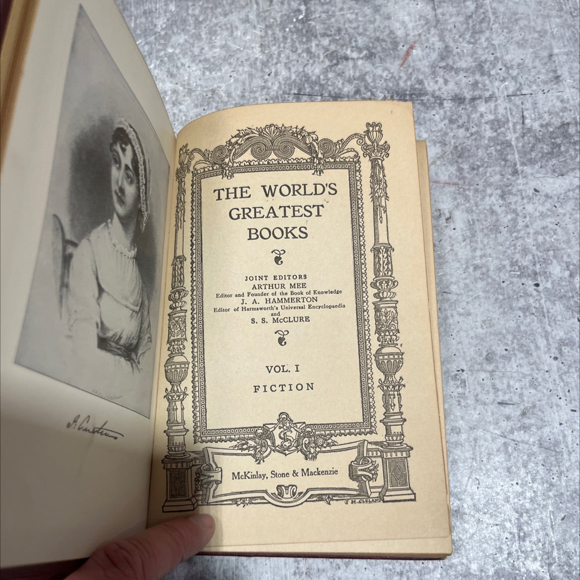 the world's greatest books book, by arthur mee, j. a. hammerton, s. s. mcclure, 1910 Hardcover image 2