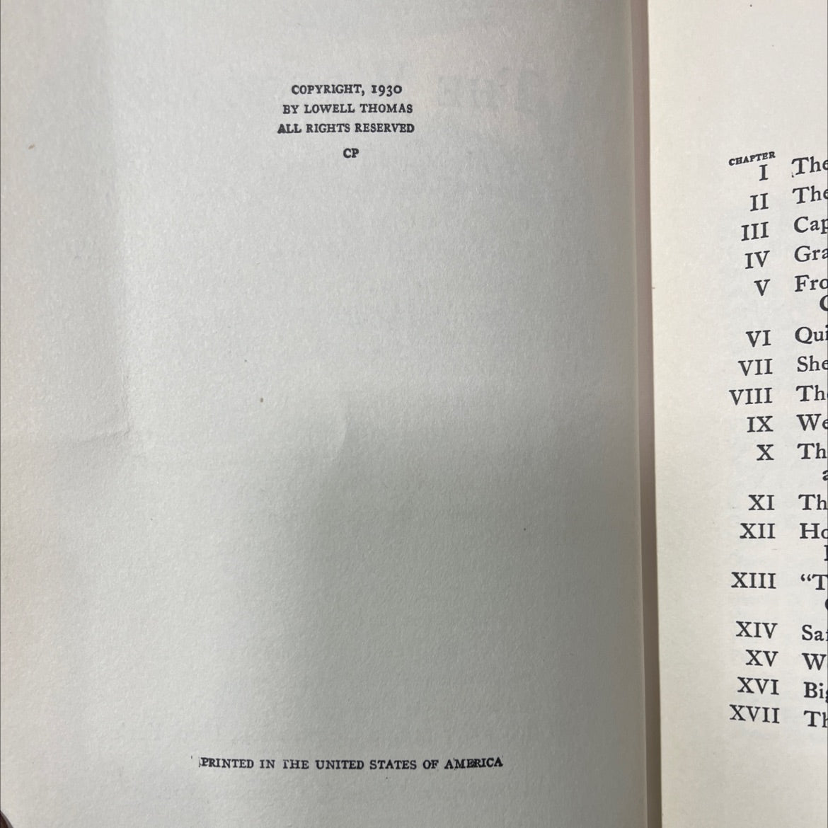 the wreck of the dumaru a story of cannibalism in an open boat book, by lowell thomas, 1930 Hardcover image 3