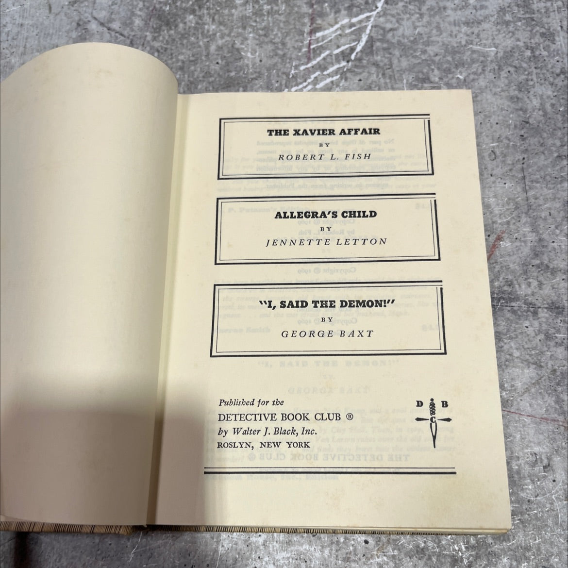 the xavier affair book, by robert l. fish, 1969 Hardcover image 2