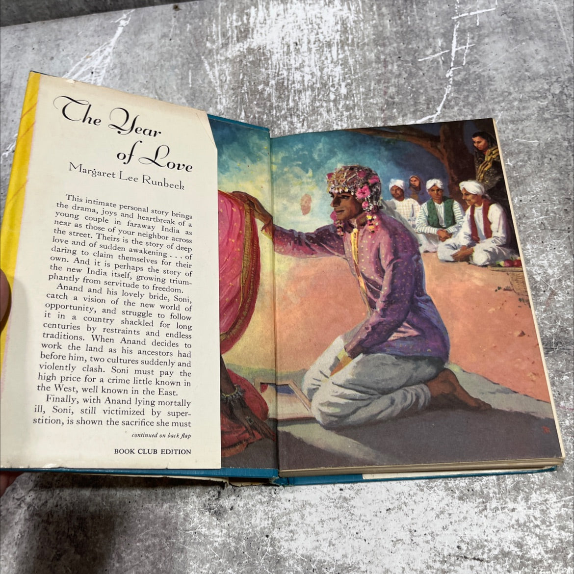 the year of love book, by margaret lee runbeck, 1956 Hardcover image 4