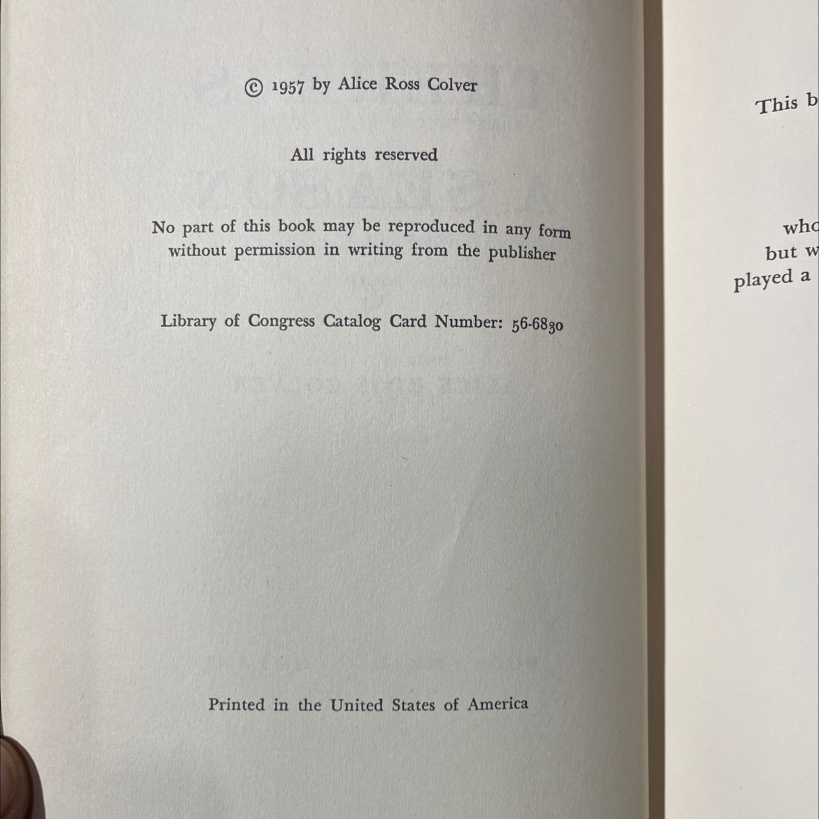 the years on ge and heart vales there is a season book, by alice ross colver, 1957 Hardcover image 3
