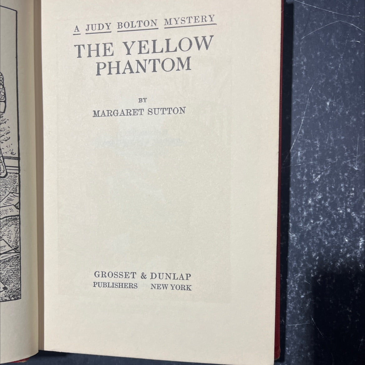 the yellow phantom book, by margaret sutton, 1933 Hardcover image 2