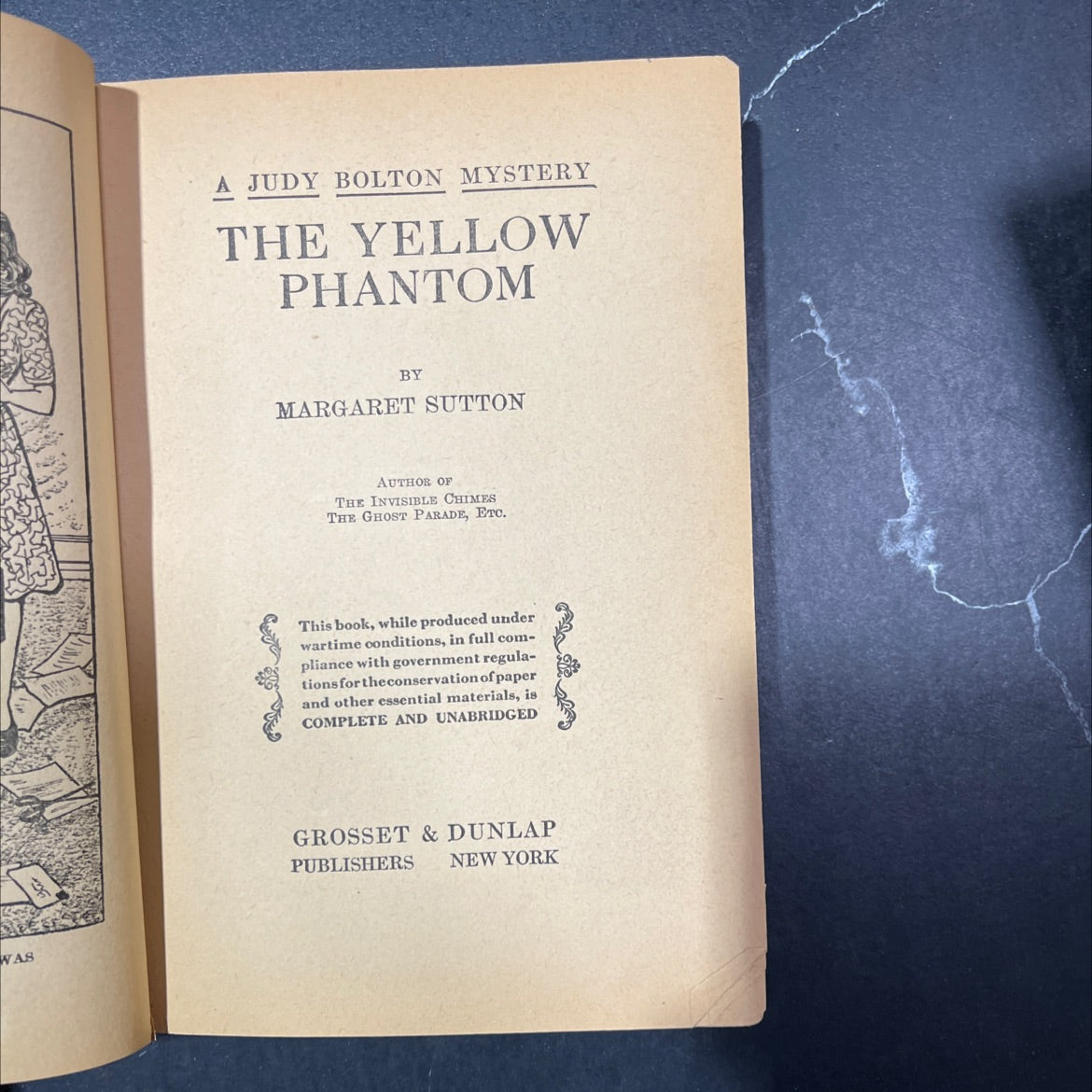 the yellow phantom book, by margaret sutton, 1933 Hardcover image 2